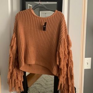 Fun Frill top - Rust color
